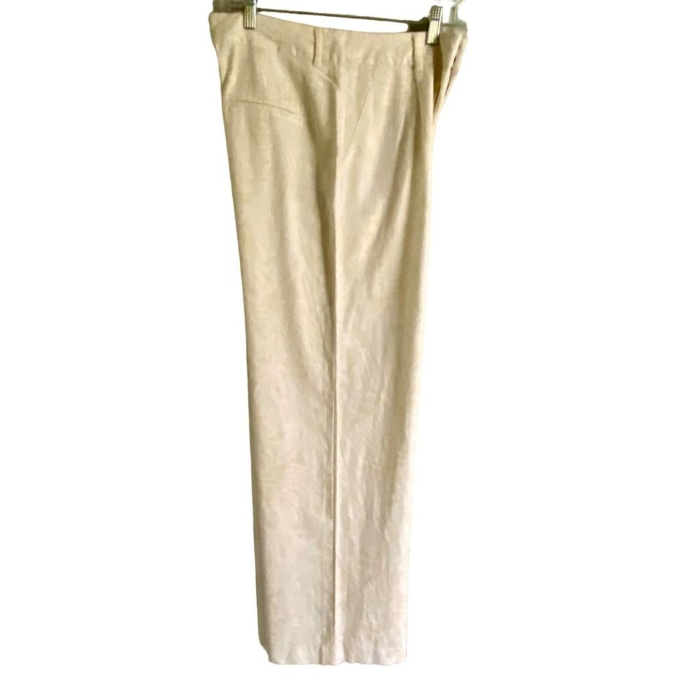 SoundStyle Trouser Wide Leg Linen Blend Pants Women's Size 8